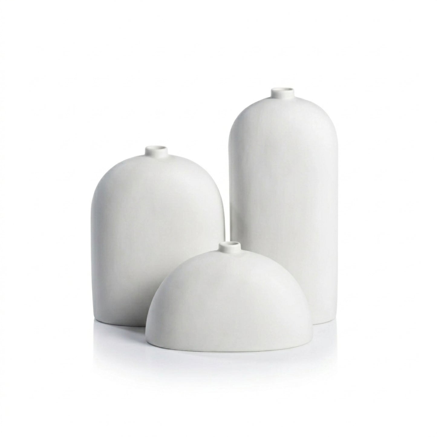 Lily All-White Ceramic Vase