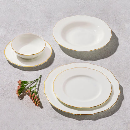 Vikko Shine Spring Gold 20 Pc Dinnerware Set (Service For 4)