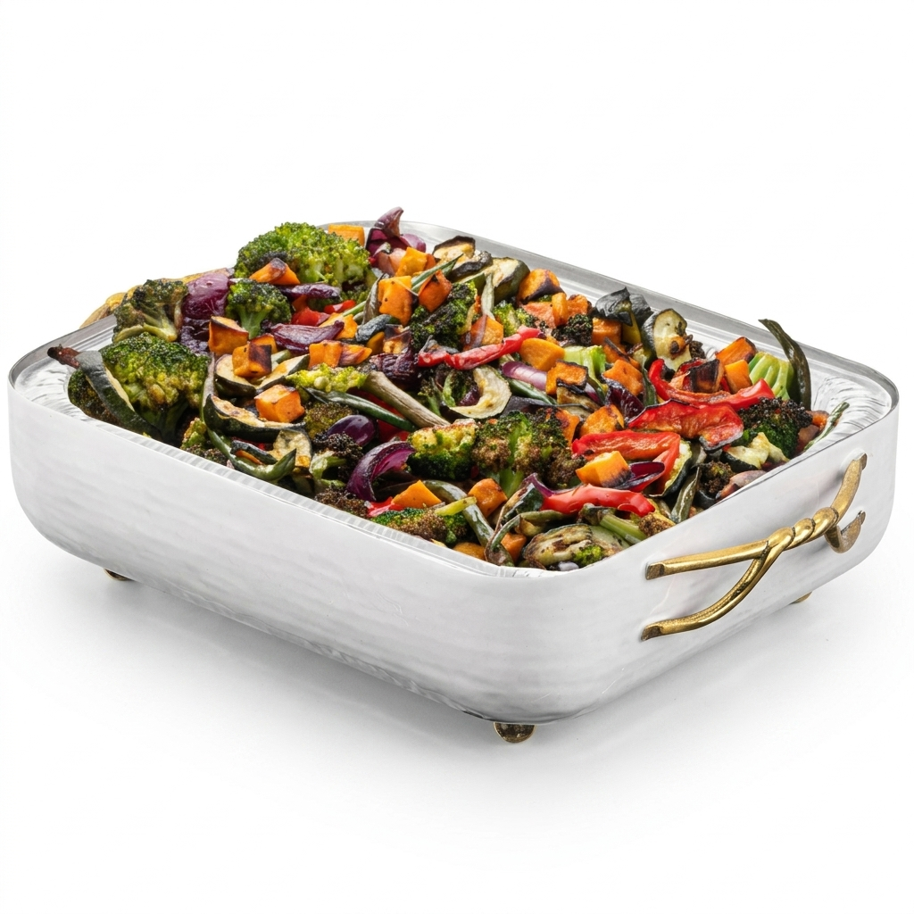 White Pan - Entangled Handles