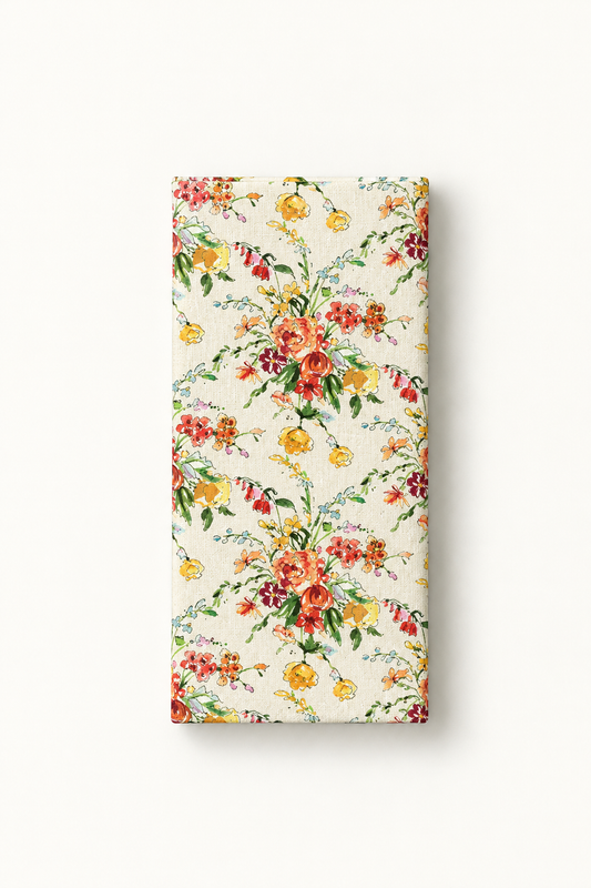 Fall Floral Pattern Guest Towels 16pk
