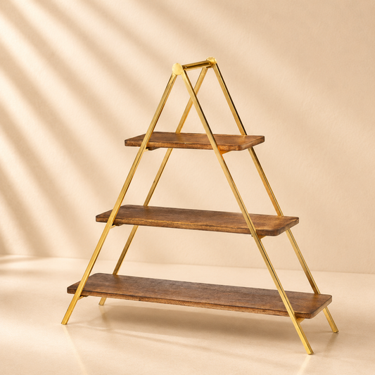 Ridgewood 3 Tier Gold Stand