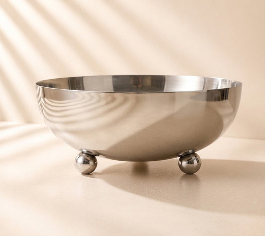 Temari Silver 12” Salad Bowl