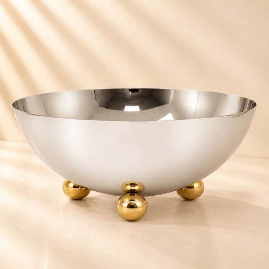Temari HG Bowl Gold and Silver