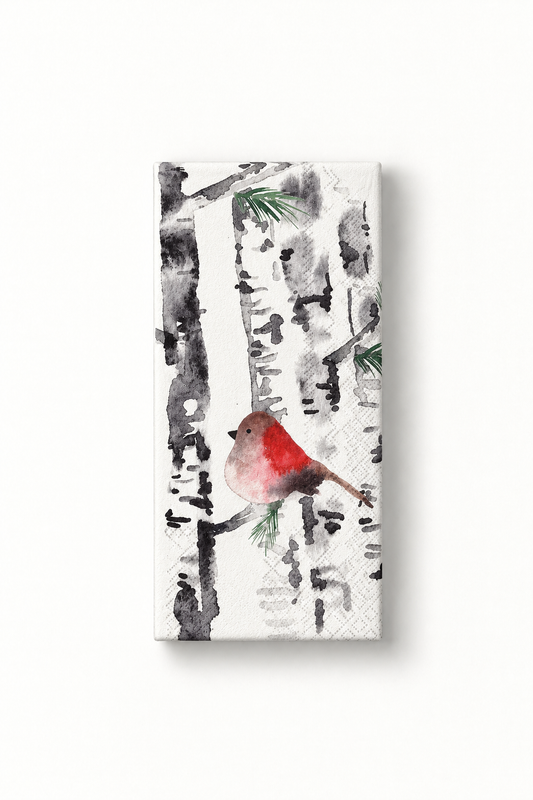 Bird In Birch Guest Towel 16pk