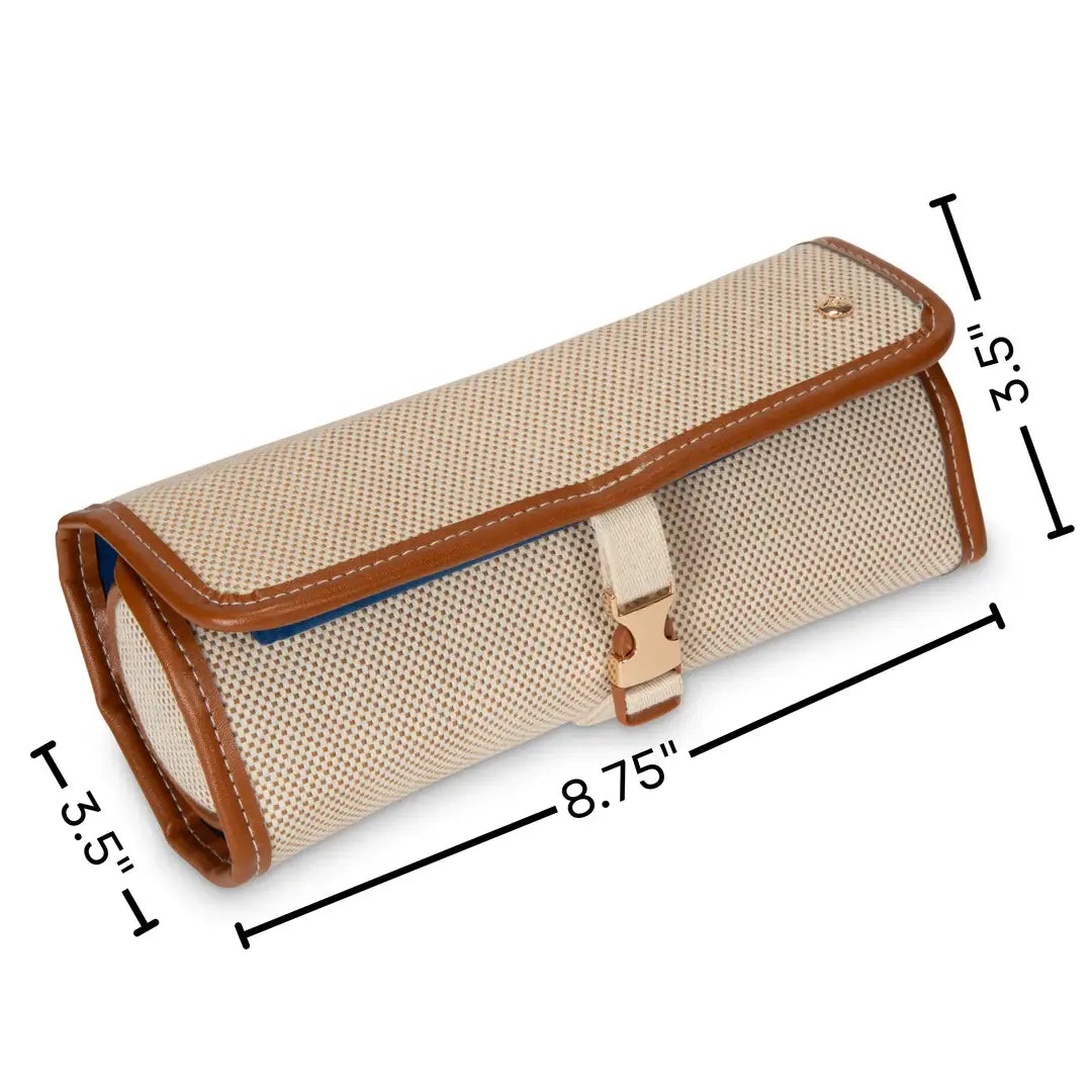 Tropea Ivory Ashley Jewelry Roll