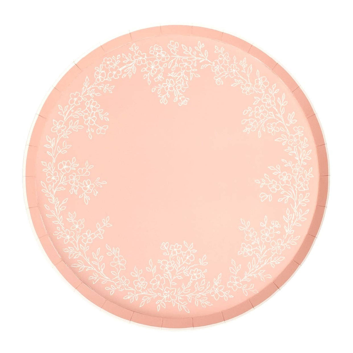 Floral Elegance Pink Dinner Plates 8pk