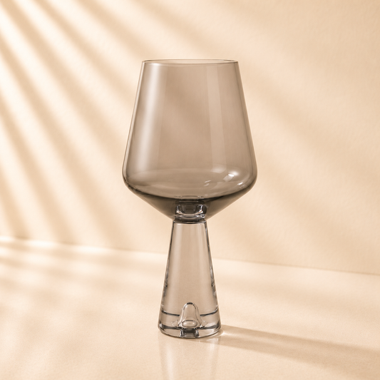 Ombré Smoke Wine Glasses Set of 6
