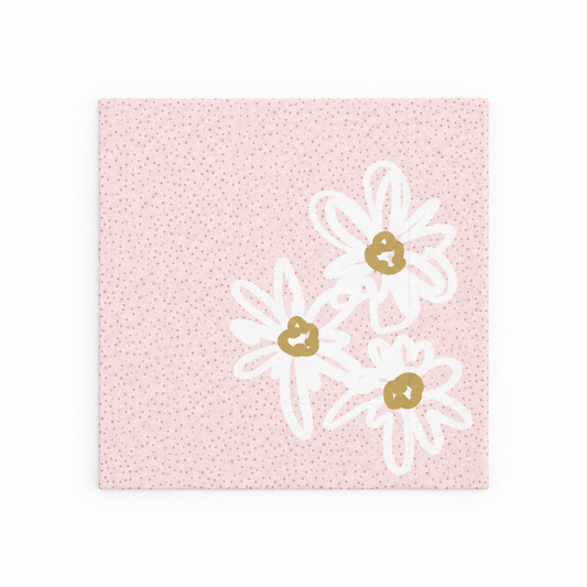 Blooming Pattern Cocktail Napkins 20pk