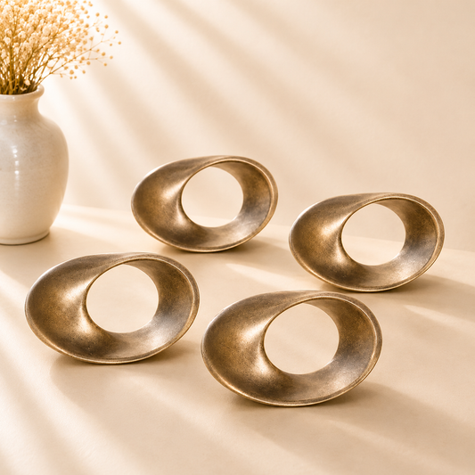 Morgan Bronze Napkin Ring Set of 4