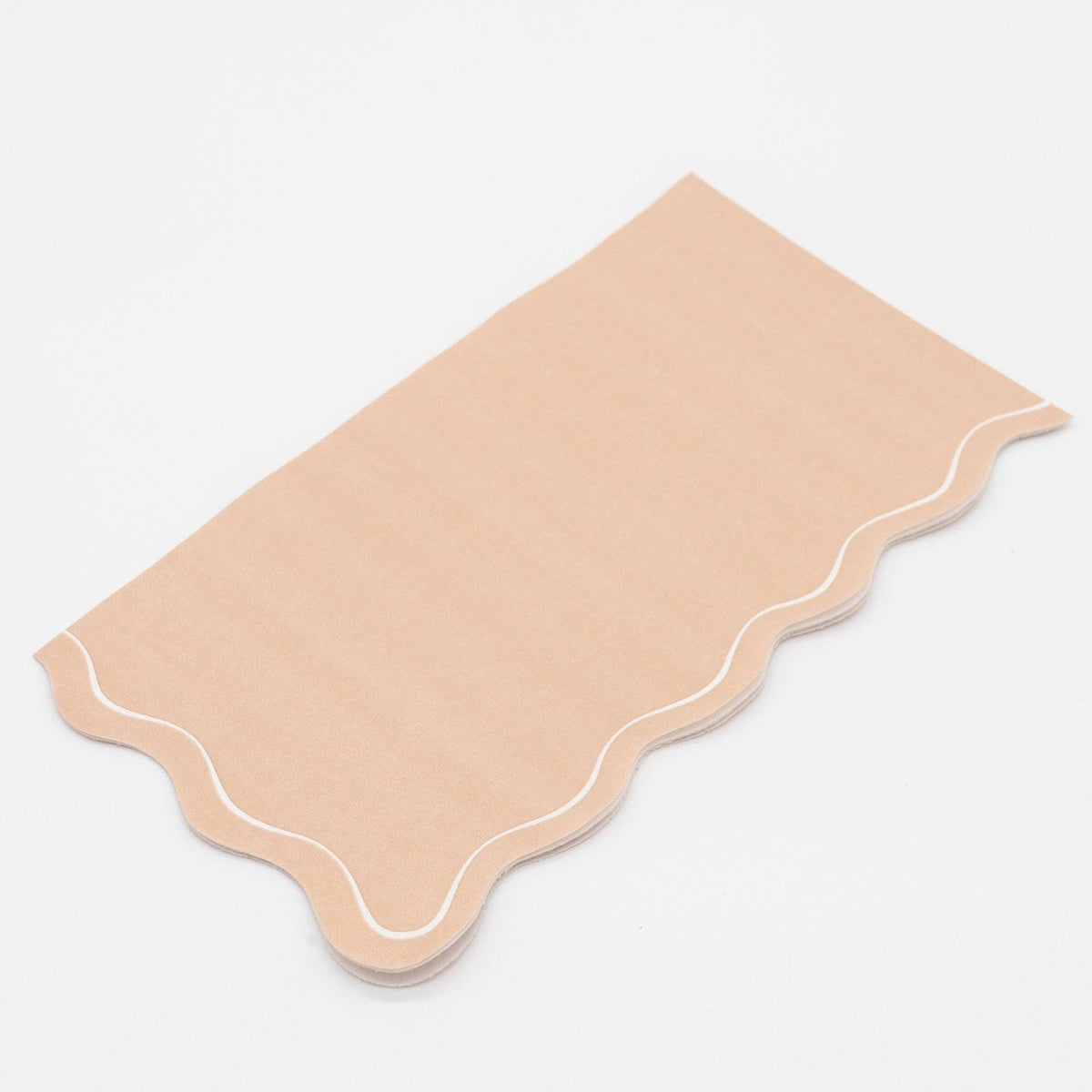 Light Brown Scallop Guest Towels 16pk