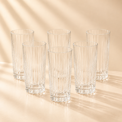 Timeless Crystal Highball Glass 15oz Set of 6