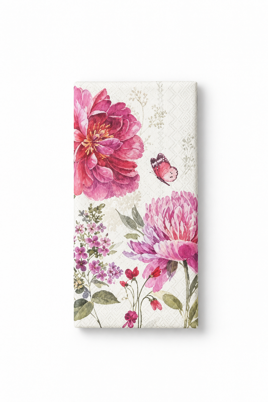 Jardin Rose Guest Towels 16pk