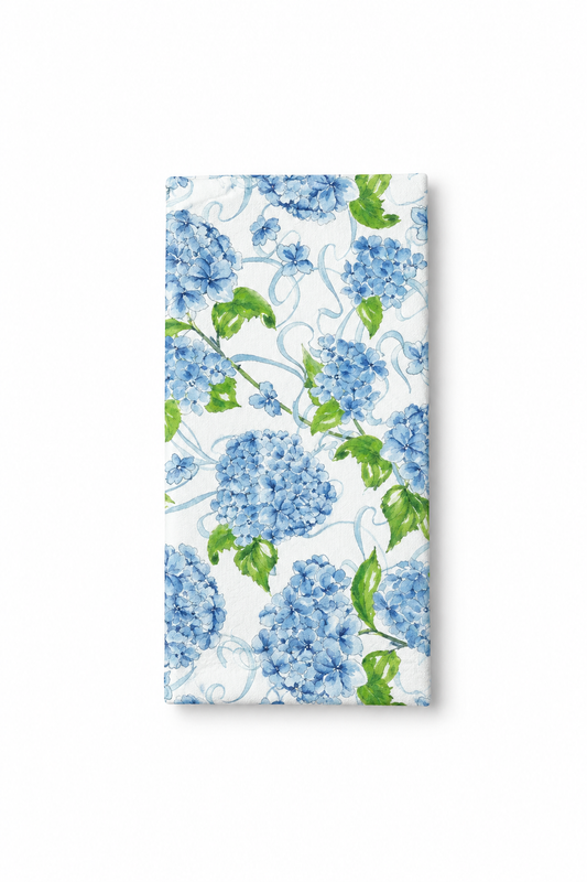 Hydrangea Allover Guest Towel 16pk