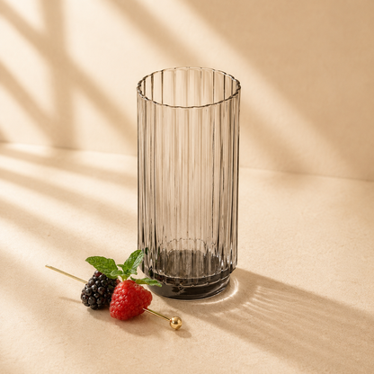 Smoke Highball Glass-6Pc 15 Oz