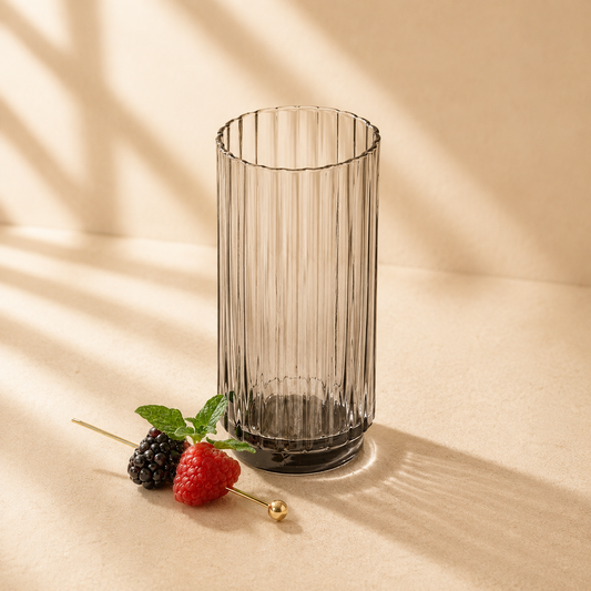 Smoke Highball Glass-6Pc 15 Oz