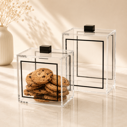 Black Trim Canister 2 Sizes