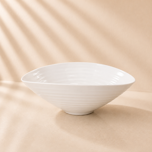 Sophie Conran White Medium Salad Bowl: Porcelain / Sophie Conran-White