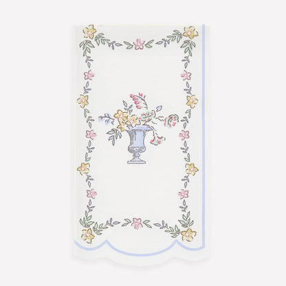 Chintz Border Guest Towels 16pk