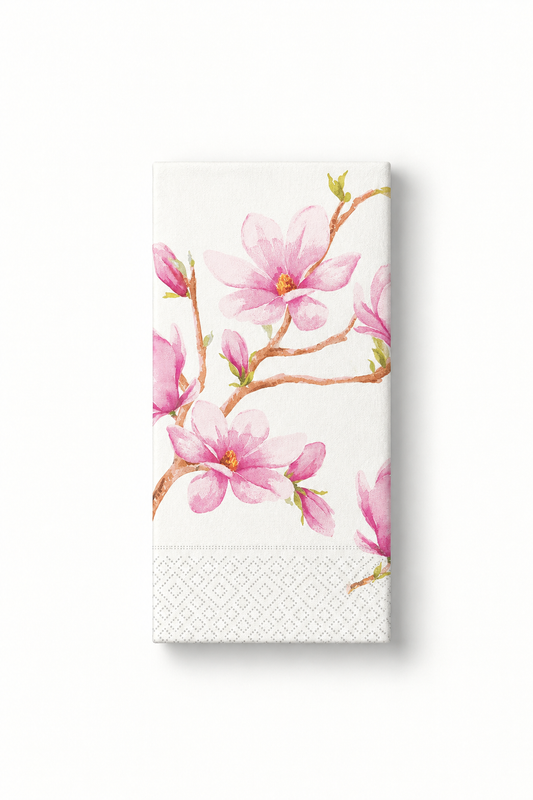 Pink Magnolia Guest Towel 16pk