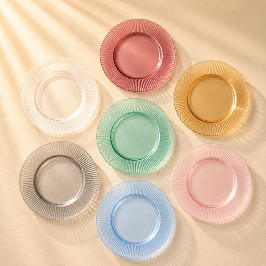 Ribbed Glass Charger 13”