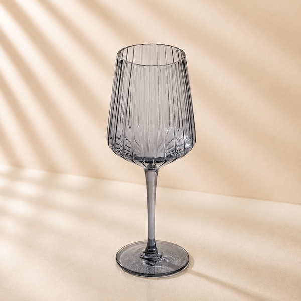 Smoked Wine Glasses-6 Pc 16 Oz