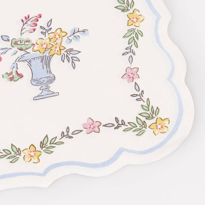 Chintz Border Small Napkins 16pk