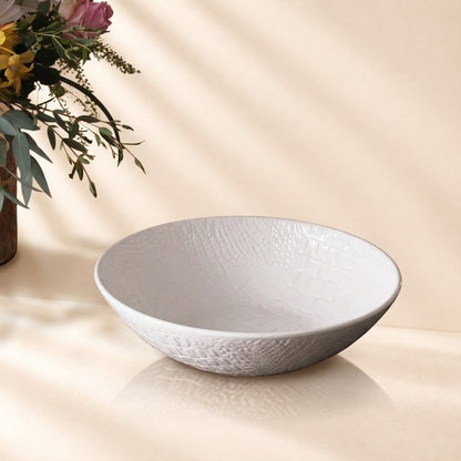 Vida Croc Large Bowl (White)