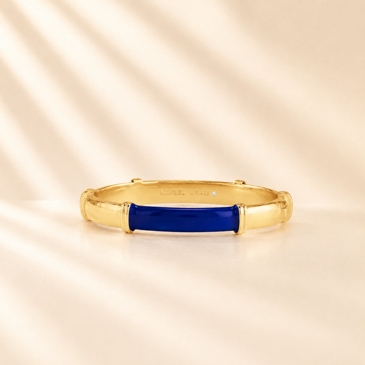 Forza Hinged Bangle Lapis