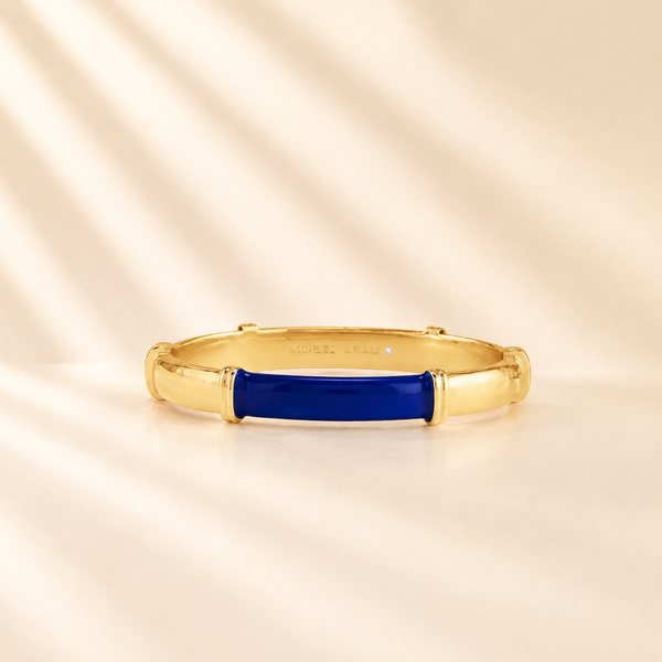 Forza Hinged Bangle Lapis