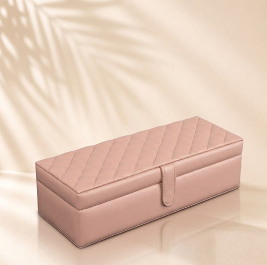 Leo Travel Jewelry Box Blush
