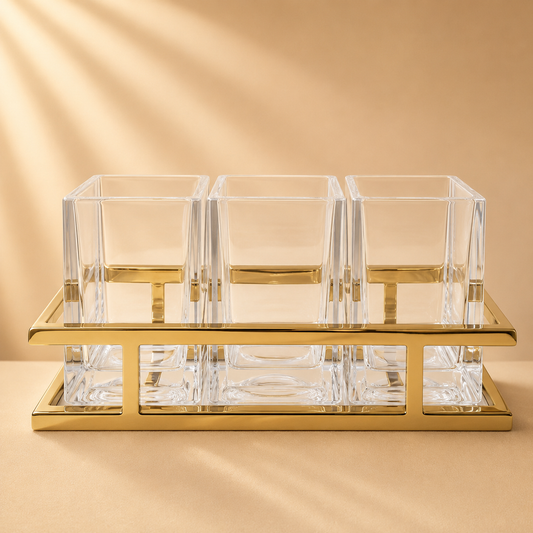 Gold Aspen Cutlery Caddy