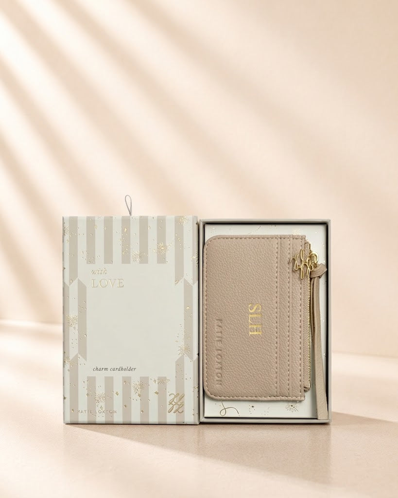 Katie Loxton Gift Boxed Coin & Cardholder Light Taupe