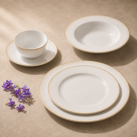Galaxy Bone China Dinnerware Set of 5 Service for 4
