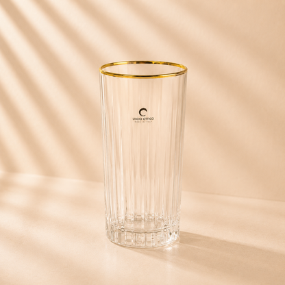 Linear Gold Rim HighBall-6 Set