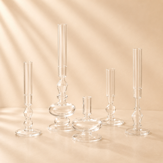 Set Of 5 Handmade Candleholder