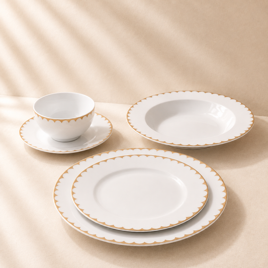 Daisy 5pc Dinnerware Set Service for 4
