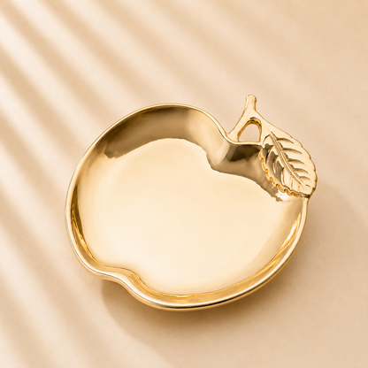 Gold Apple Platter
