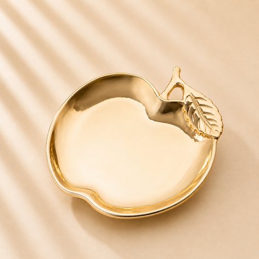 Gold Apple Platter