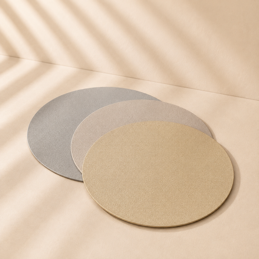 Round Vinyl Placemats 16" Set of 4