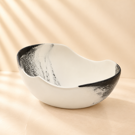 Lucente Organic Bowl- Black & White