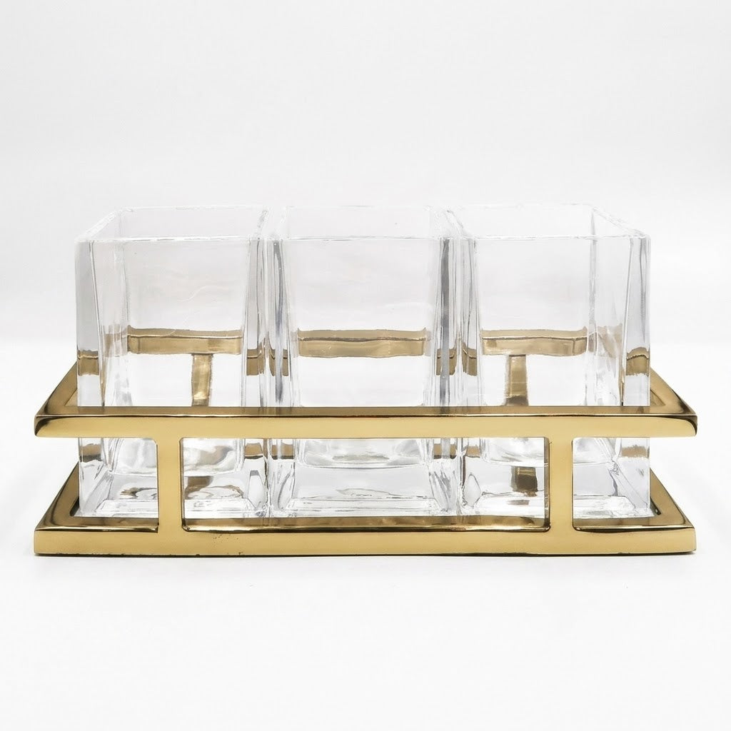 Gold Aspen Cutlery Caddy