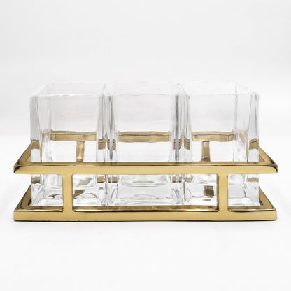 Gold Aspen Cutlery Caddy