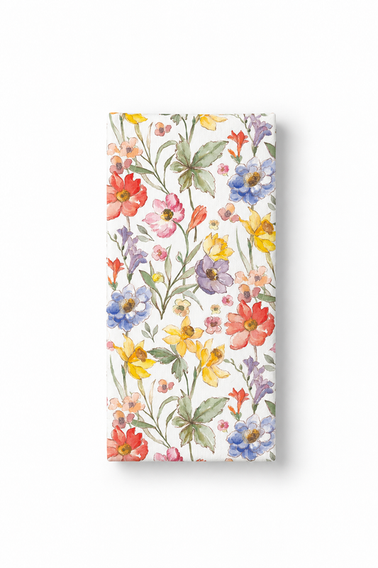 Soft Flowers Cream Guest Towel 16pk