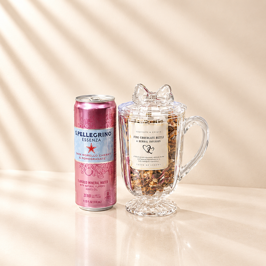 MM - Clear/Pink Mug with Lid