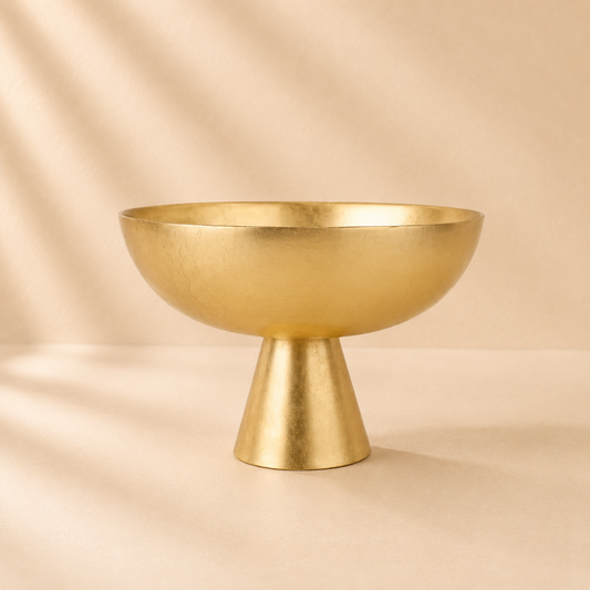 Vietri Moon Glass Medium Pedestal Bowl