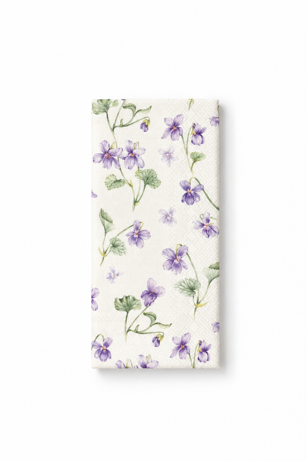 Dream of Violets Cream Guest Towel 16pk