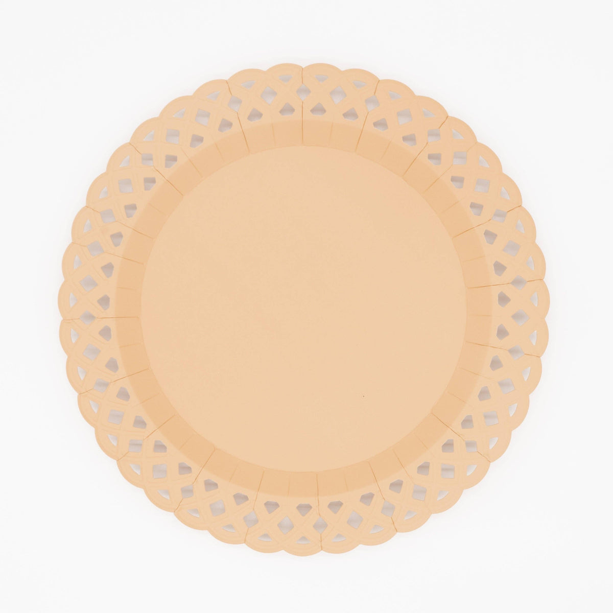 Light Brown Basketweave Dinner Plates 8pk