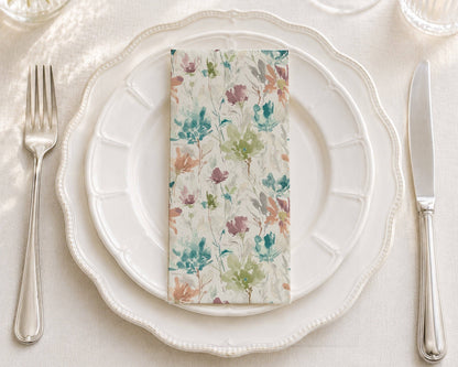 Floral Haze - Printed Guest Towel