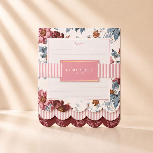 Heritage Blooms Floral Layered List Pad