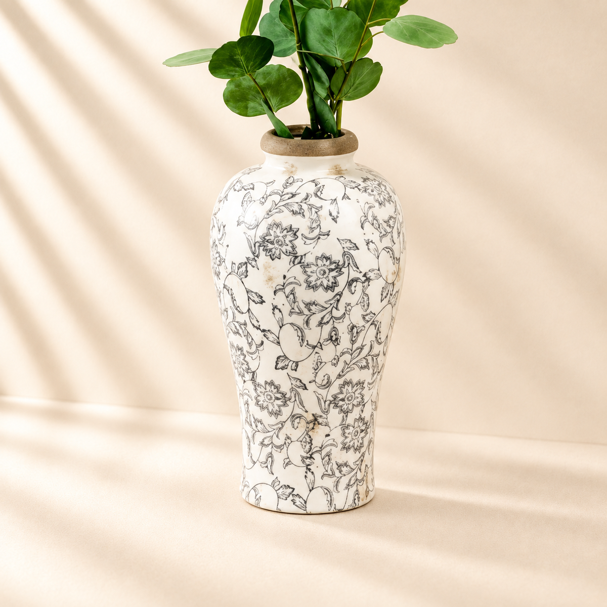 12” Heirloom Plum vase
